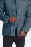 Chaqueta de plumas Rab batura jacket en www.otziclimbing.com